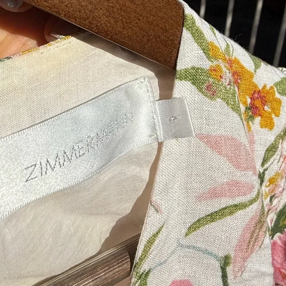 Zimmermann Multicolor Floral Blouse